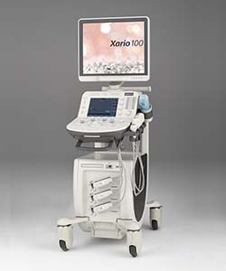 超音波診断装置(Xario100 Platinum TOSHIBA) 